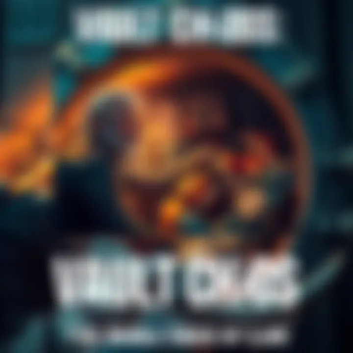 A player looks at a pile of lost gear in a vault, smiling while planning for a new adventure, symbolizing humor in setbacks.