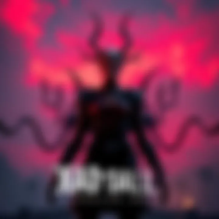 Vecna standing ominously under a vivid red sky in a gaming scene