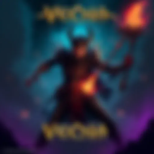 A thrilling scene from the game featuring Vecna in an action pose with a dark background and mystical elements.