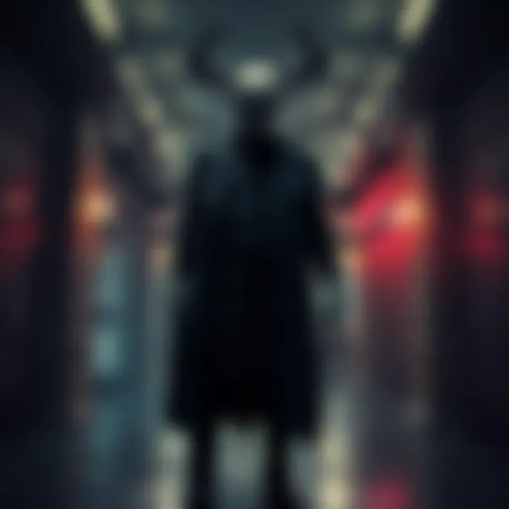 Vecna stands in a dark, eerie setting, showcasing his menacing presence with a balanced stance, ready to engage players fairly in a game.