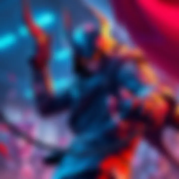 A powerful character named Vendetta showcasing its abilities in a game setting, dominating competition with a high win rate.