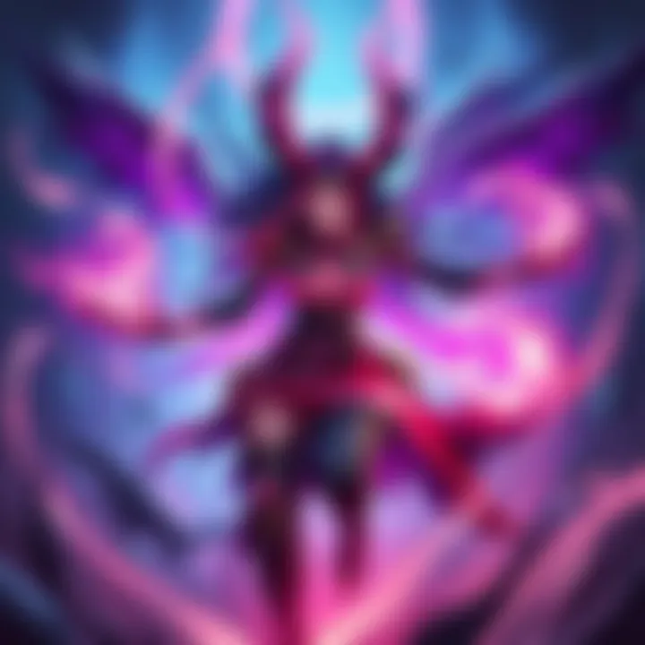 Vengeful Spirit character showcasing her magical abilities in a Dota 2 battle scene with vibrant colors and dynamic action.