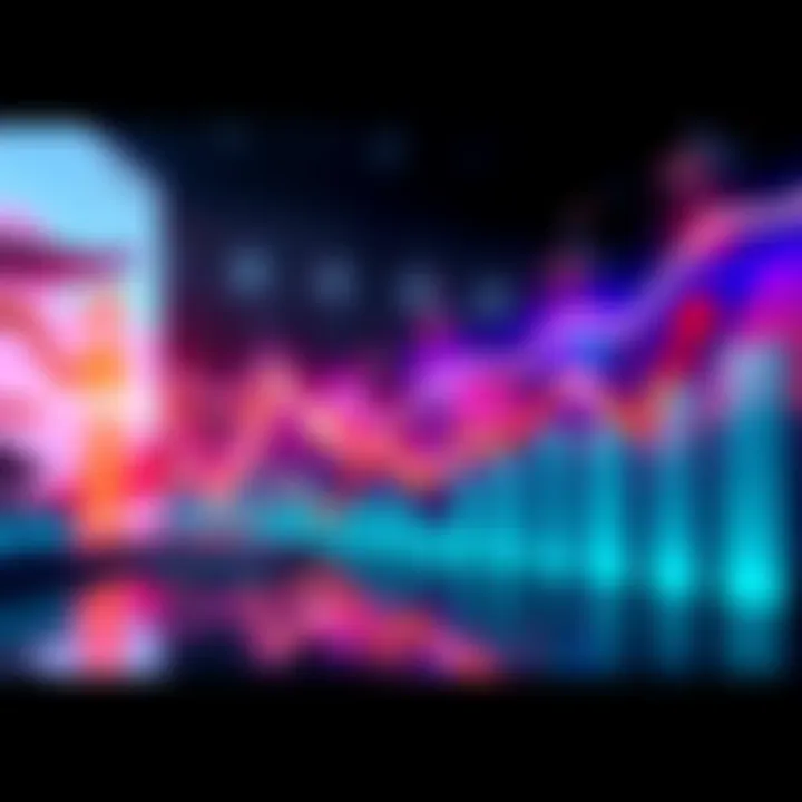 Visual representation of growth charts and strategic planning in the venture landscape