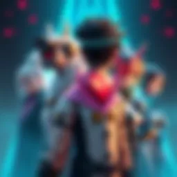 A group of diverse game characters from Venture x Juno, showcasing different designs that spark debate about aesthetics and gameplay.