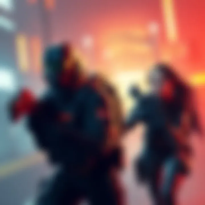 Gameplay scene showing Venus and Teliko characters in Portable Ops on the Vita