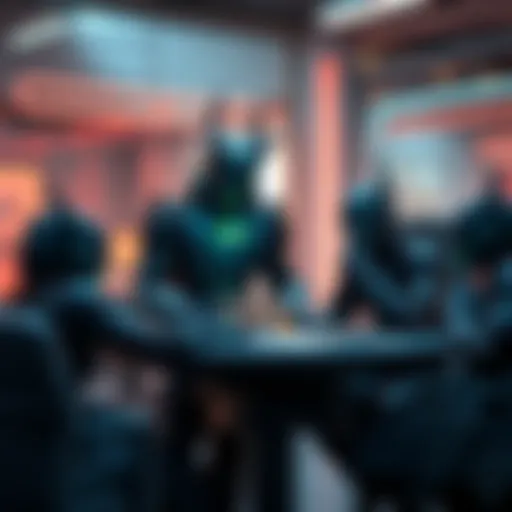 Verhulst actively engaging with the Sentinels team during a strategy meeting.