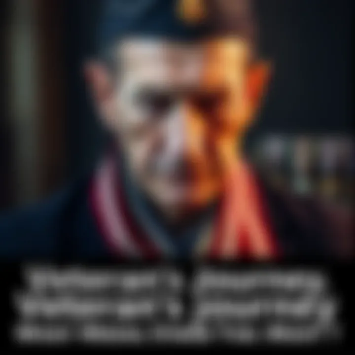 A Proud Veteran Holding Medals A veteran with a contemplative expression, showcasing his medals, symbolizing honor and sacrifice.