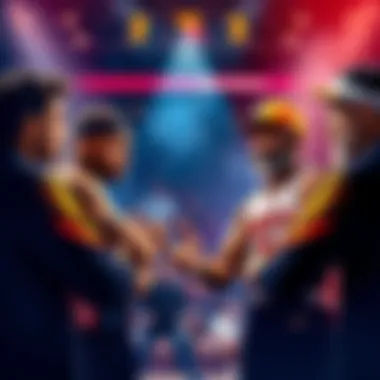 Veteran players discussing NBA Finals A group of veteran basketball players sharing their opinions on strategies and standout performances in the NBA Finals.