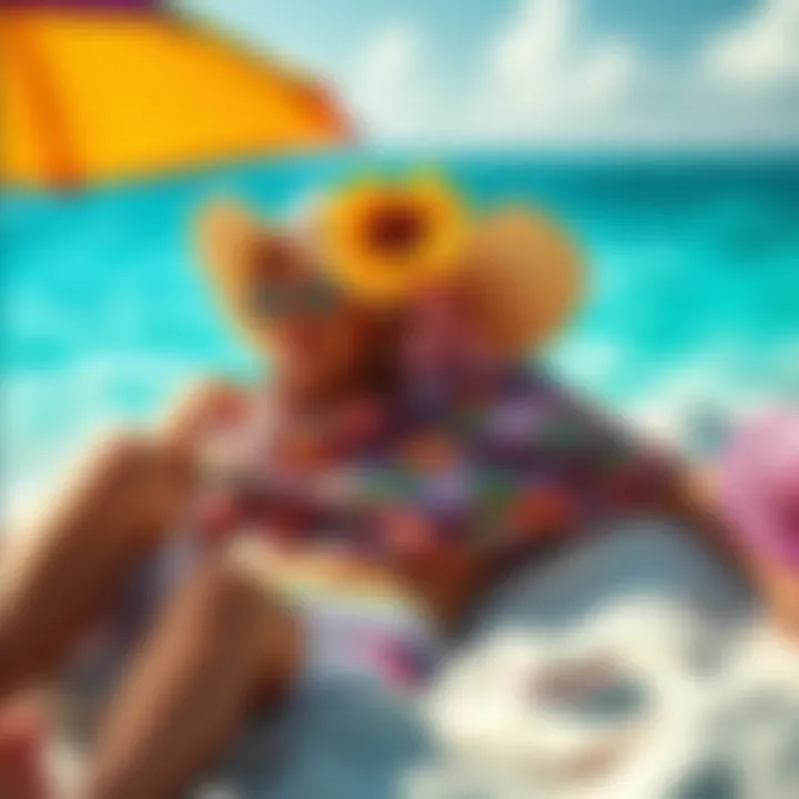 Vibrant Beach Skins Colorful beach skins featuring tropical designs and bright colors, showcasing a variety of styles available for everyone.