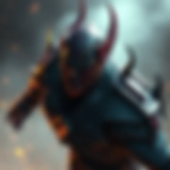 Victor Gideon in his nemesis form, showcasing his altered facial features and dark armor, ready for battle in Final Boss.