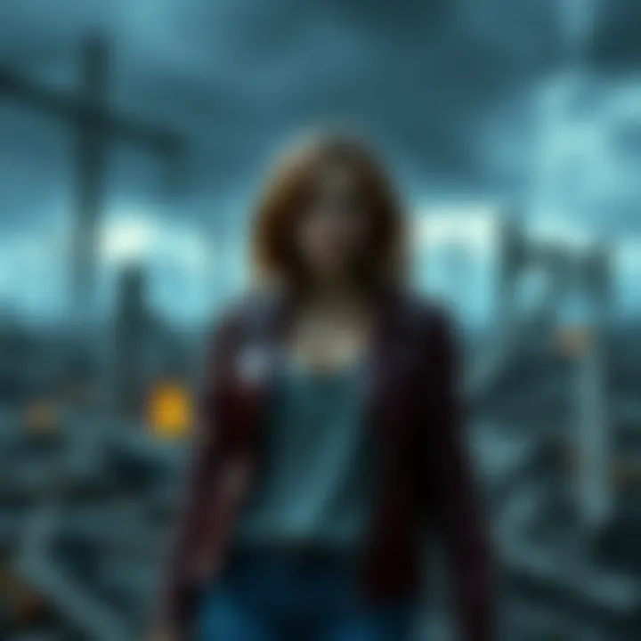 Victoria Chase stands amidst the destruction of Arcadia Bay, questioning her survival after the storm.