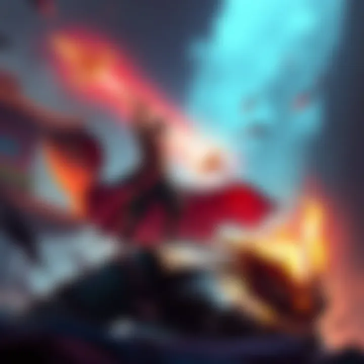 A character triumphantly stands over a defeated Commander on Wuchang, showcasing a battle scene with a glowing weapon and a vibrant background