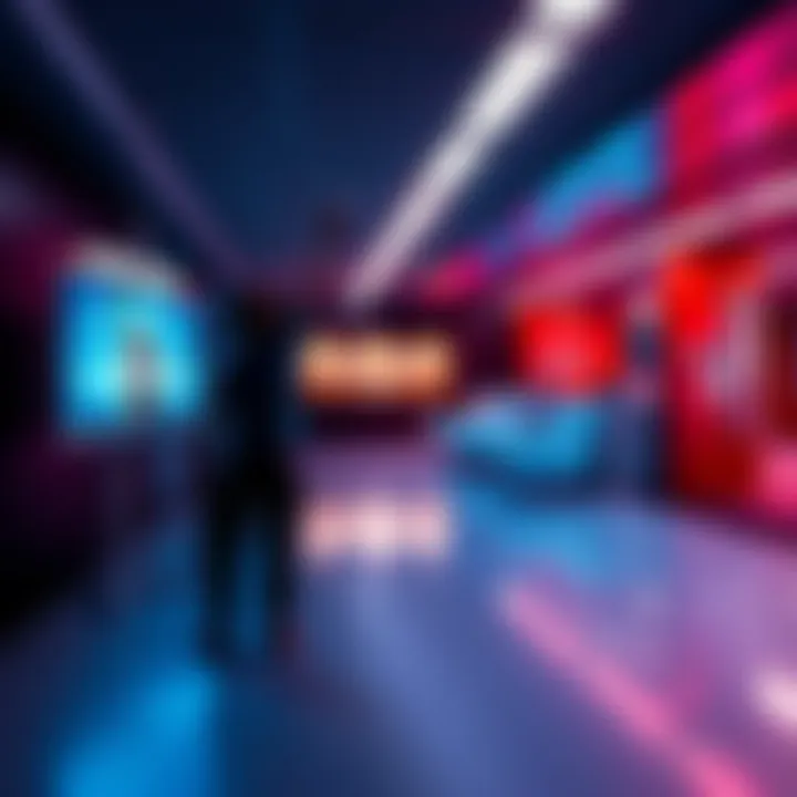 A gamer celebrating a victory royale on screen, with a contrasting image of a lonely player in an unemployment lobby in the background.