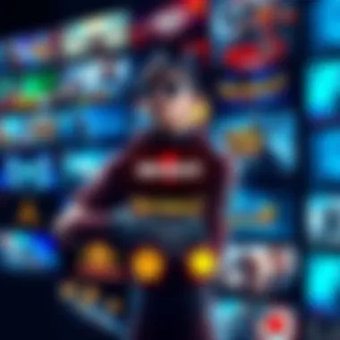 A collage of popular video games showcasing achievement notifications on screen