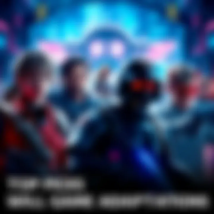 A group of popular video game characters depicted in a film scene, highlighting their transition from games to movies.