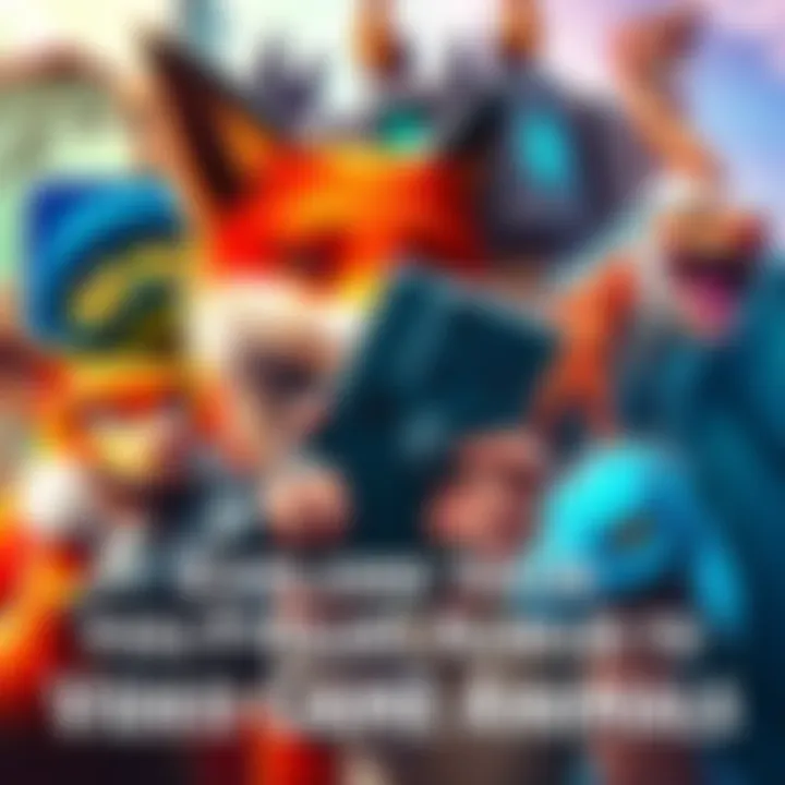 A collage of different animals from video games including a fox, dragon, and other characters