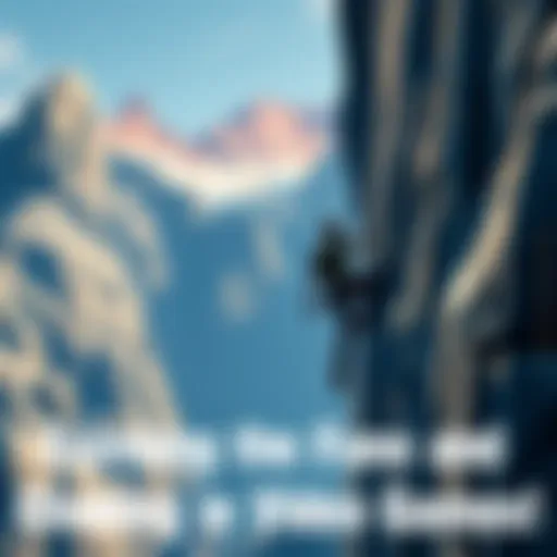 A video game character scaling a rocky cliff, showcasing climbing mechanics in action