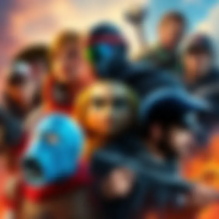 Video game characters in action A group of diverse video game characters showcasing different settings and emotions, symbolizing strong storytelling in games