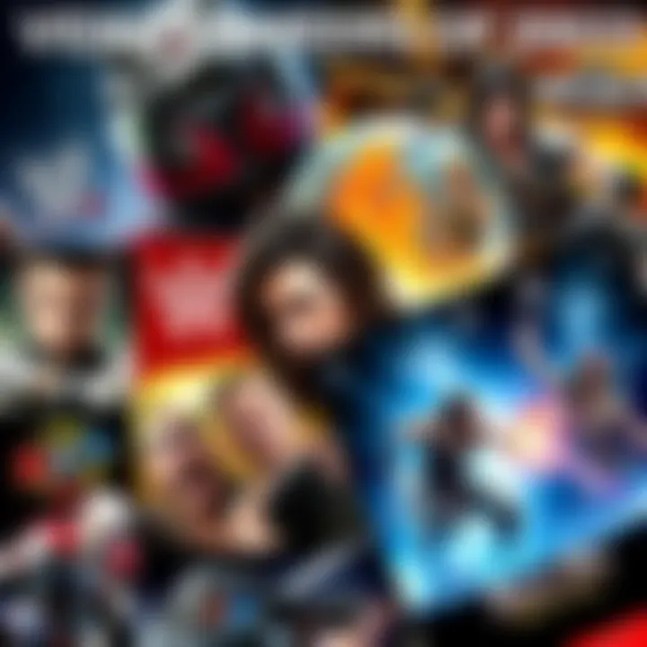 Video Game Covers of 2003 Collage of popular video game covers from 2003, featuring characters from WWE and Prince of Persia