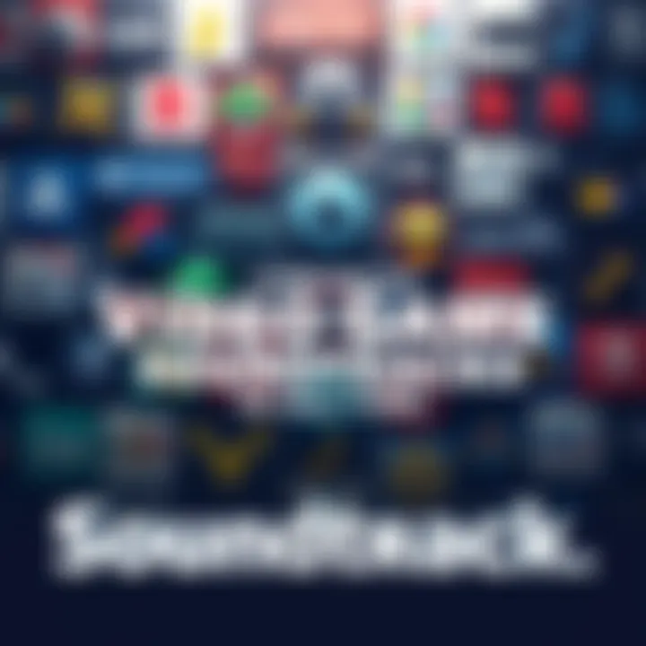 A collage of iconic video game soundtracks featuring various game logos and musical notes.