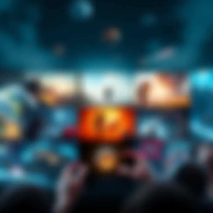 A collage of various video game scenes showcasing unique screen formats, highlighting the impact of visual presentation on gameplay