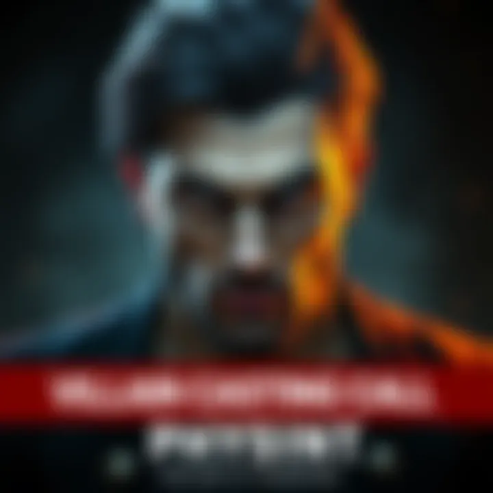 A character resembling a Mads Mikkelsen-like villain from Kojima's Physint with intense expression and dark attire