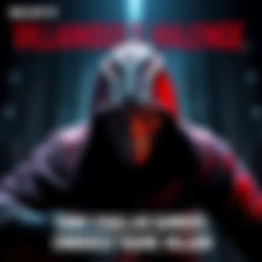 Villainous Gaming Challenge A dark and intense video game scene showing a character in a villain outfit with an ominous expression, set against a dramatic background.