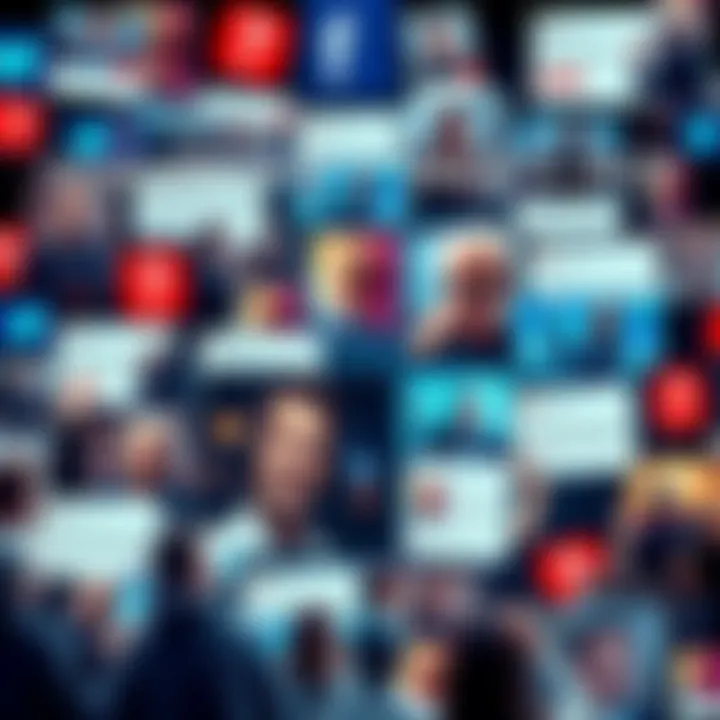 A collage of popular viral posts from forums and social media, showcasing various reactions and comments from people.