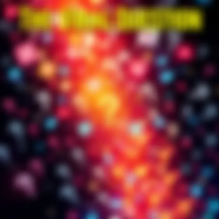 The Viral Question Unveiled A digital collage representing the buzz of social media interactions with question marks and popular icons