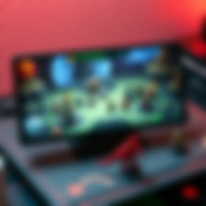 A digital interface showing a virtual tabletop for Dungeons and Dragons with colorful miniatures and a grid background.