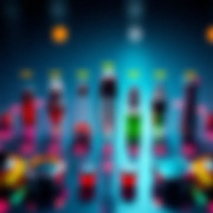 A colorful graphic showing different types of implants arranged with rarity indicators, sparking discussion among the community.