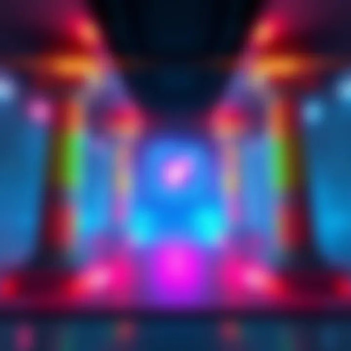Visual Alerts in Judgement Game A colorful display of visual alerts indicating unreachable pillars in Judgement game, showing players' focus
