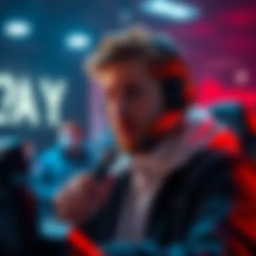 Vitaly reacting to controversial content on his live stream