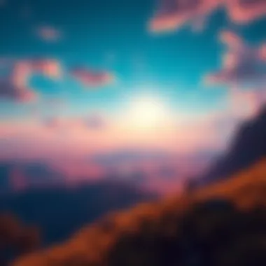 A beautiful in-game moment showing vibrant colors and detailed landscapes, highlighting the artistic visuals of gameplay.