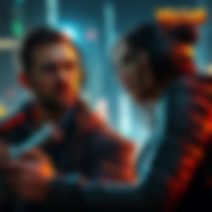 Jensen and Eliza Cassan from Human Revolution showcased in dramatic cutscene