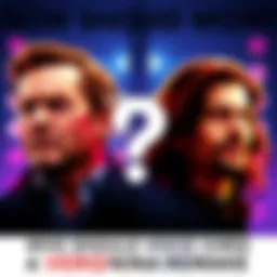 Portraits of Roger Craig Smith and Joe Whyte, with a question mark, representing speculation on who will voice Chris in the Veronica remake