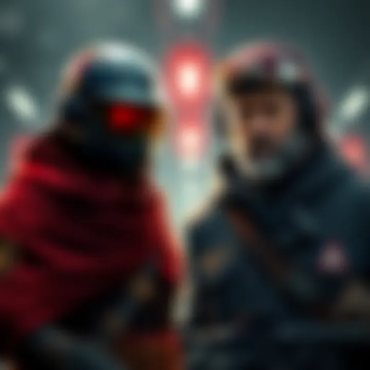 Comparison of guard NPCs and Kenny from The Walking Dead, showcasing voice actor similarities