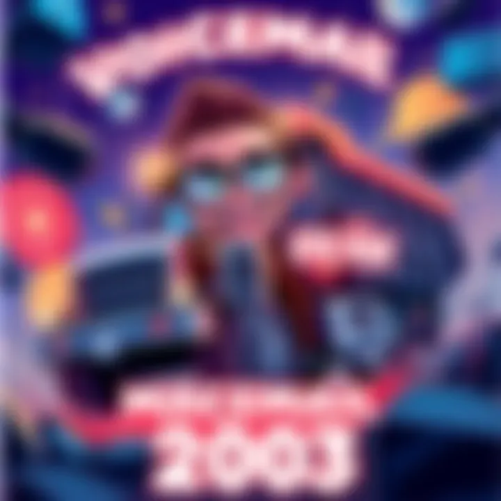 Cover illustration for Voicemail Dump Truck episode 203 featuring Matt McMuscles with a microphone and fun graphics