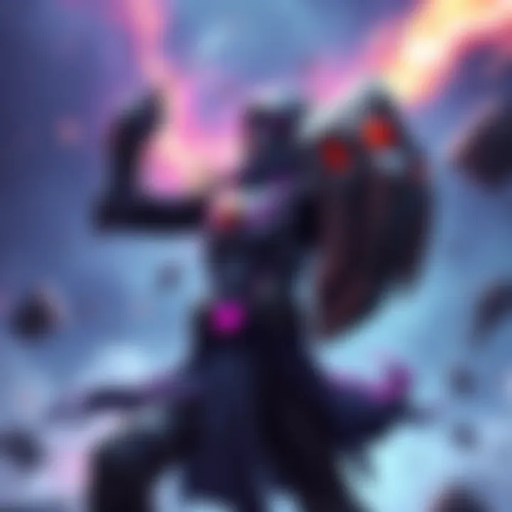 A Void Titan character proudly throwing a shield in a game, striking an opponent with power.