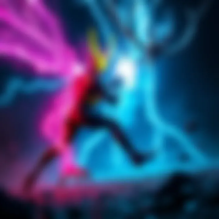 Volt Prime attacking an eidolon using electric abilities without a sniper rifle