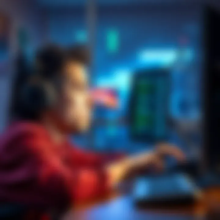 A person looking at a computer screen, confused while trying to install Vortex mods.