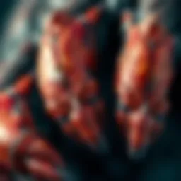 Close-up of Voruna's claws showing unusual changes and textures