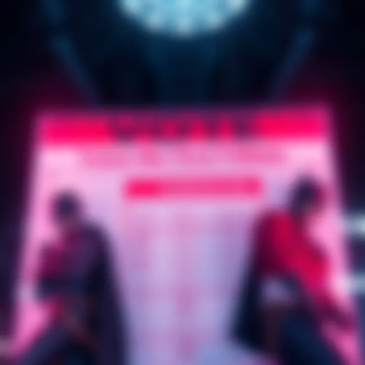 A graphic showing a voting ballot with various villain characters for elimination