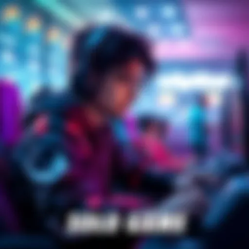 A gamer focused on solo gameplay, highlighting independent strategies in a competitive environment
