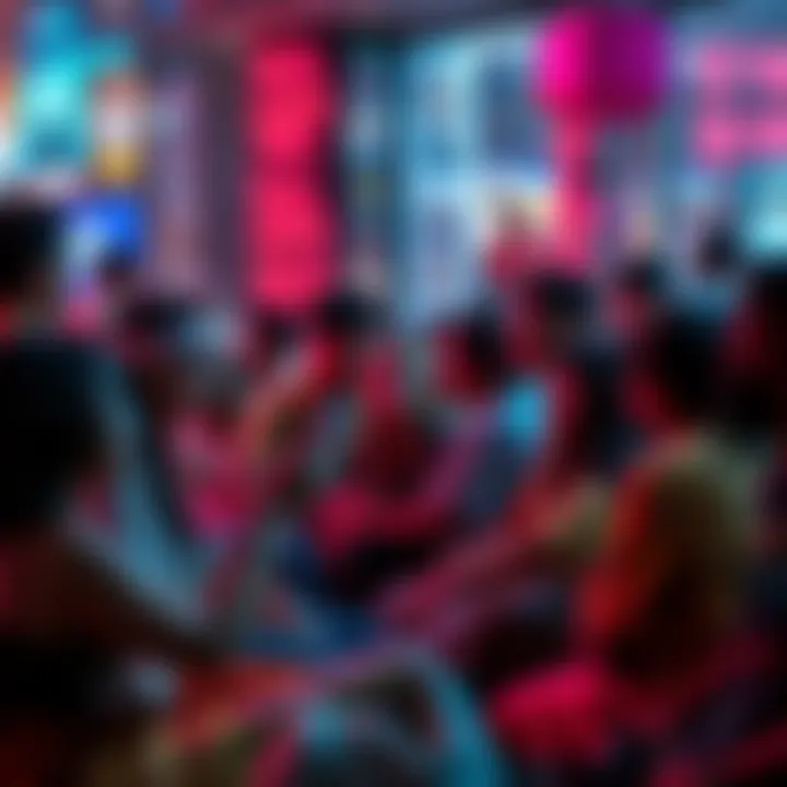 People engaging with wa wa weee wa trend A group of people discussing and sharing content related to the wa wa weee wa trend online