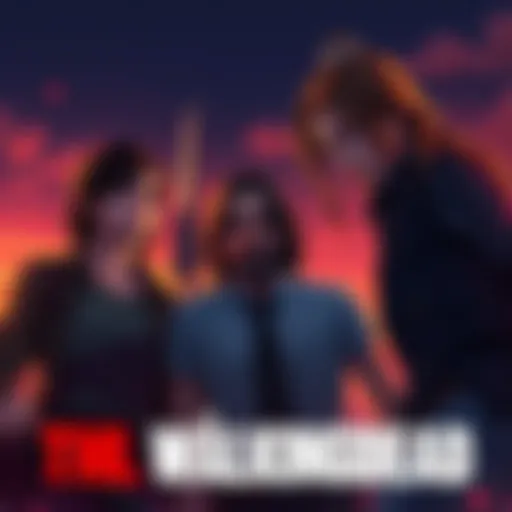 Scene depicting characters from Telltale's The Walking Dead, showcasing emotion and storytelling