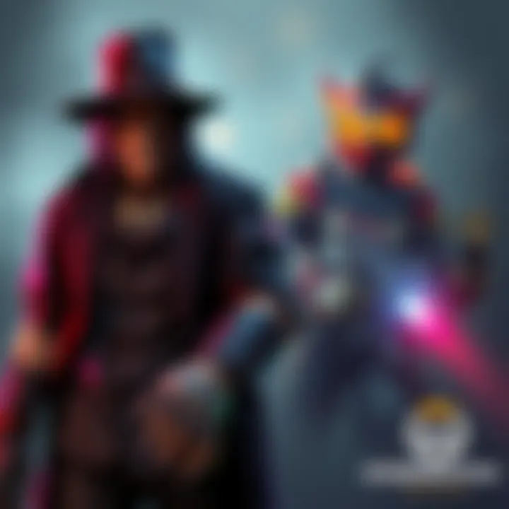 Walking Dead and Overwatch Character Skins A visual blend of characters from The Walking Dead dressed in Overwatch skins, showcasing zombie and hero elements together.