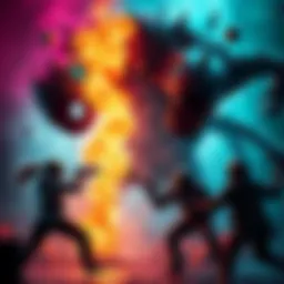 Players attack the Wallcrasher boss in a video game, showing frustration as they struggle to defeat it.