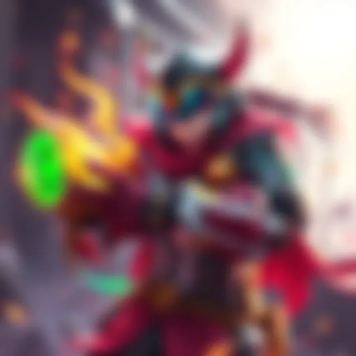 A character demonstrating the Wall Crusher build 2.0 with enhancements from Serena HP, showcasing powerful gameplay strategies.