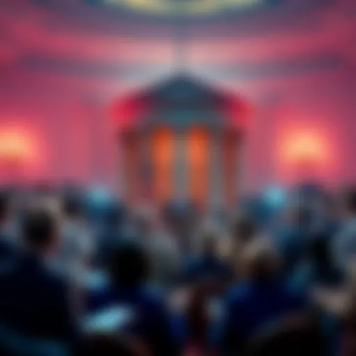 A character named Wally hidden among people in the White House, engaging in discussions about programs.